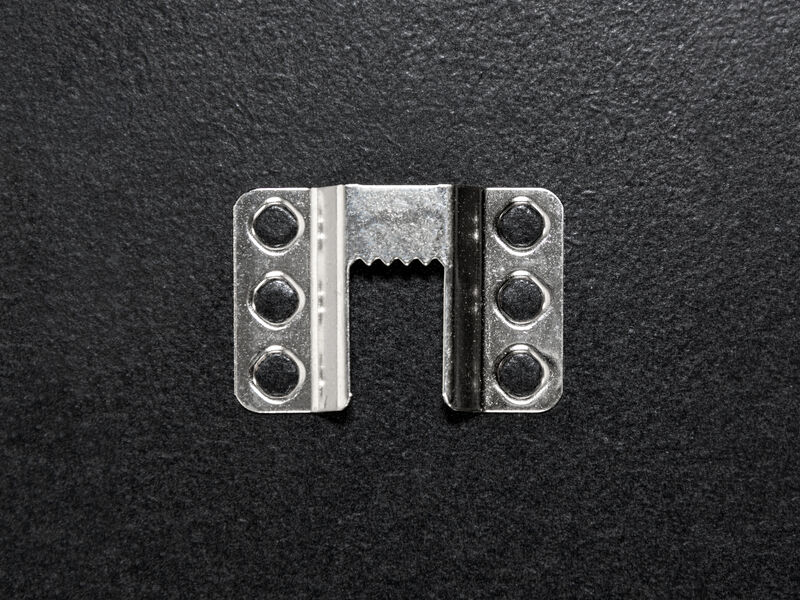 A sawtooth hanger on the back of a frame